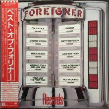 FOREIGNER - Records (Japan Edition, Incl. OBI P-11320, Die-Cut Gatefold) LP