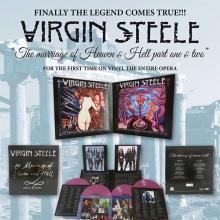 VIRGIN STEELE - The Marriage Of Heaven And Hell Part One & Two (Ltd 500 / Hand-Numbered, Purple, Gatefold) 4LP