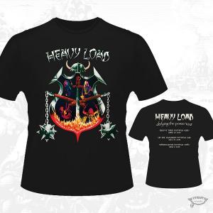 HEAVY LOAD - Stronger Than Evil - SHIELD DESIGN T-SHIRT
