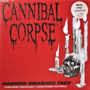 CANNIBAL CORPSE - Hammer Smashed Face (Ltd 100 / Hand-Numbered, White, Etched B side) LP