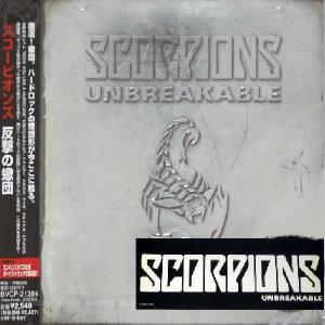 SCORPIONS - Unbreakable (Japan Edition / Enhanced, Incl. Bonus Tracks, OBI, BVCP-21384 & Sticker) CD