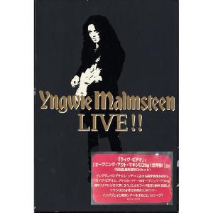YNGWIE MALMSTEEN - LIVE!! (Japan Edition Box Set, Incl.: OBI PCCY-01279, 2CD, CD's & Video Tape) 2CD/VHS YNGWIE MALMSTEEN - LIVE!! (Japan Edition Box Set, Incl.: OBI PCCY-01279, 2CD, CD's & Video Tape) 2CD/VHS