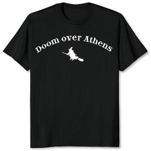 DOOM OVER ATHENS - Savvato 11-12-2010 (White Logo) T-SHIRT DOOM OVER ATHENS - Savvato 11-12-2010 (White Logo) T-SHIRT